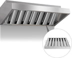 Hood Filters 19.5W x 19.5H Inch 430 Stainless Steel Pack of 6, 7 Grooves - Image 5