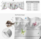 Spring Tie Up Valance Curtains for Windows, Kitchen Curtains Window Shades - Image 6