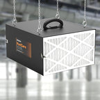PURISYSTEMS Air Filtration System 3-Speed Remote, Hanging Air Filter w/RF Remote - Image 4