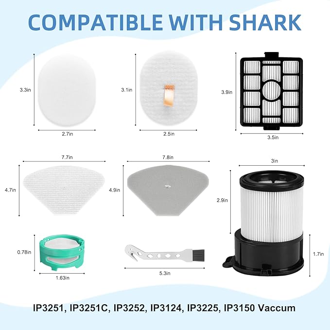 IP3251 Filter Replacement for Shark IP3251C, IP3150 PowerDetect Clean & Empty - Image 2
