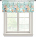 Summer Beach Sheer Valance Curtains by Houseown