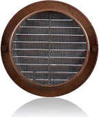 VENTS-US - 6" Brown Round Plastic Vent Cover - - Image 5