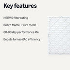Amazon Basics Merv 5 AC Furnace Air Filter 20x30x1 inches - Image 2
