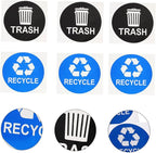 DOITOOL 8pcs Waterproof Trash Can Stickers - Image 8