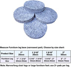 No Lost Pads! Felt Chair Leg Glides - Image 6