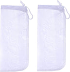 ALEGI Media Filter Bag Aquarium Extra Fine, Reusable 180 Micron Drawstring Mesh by ALEGIAquarium
