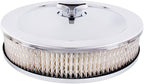 United Pacific S1107 Chrome 10" Air Cleaner Assembly, Low Profile, Die-Cast by UnitedPacific