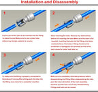 YZM 1/2" Male Thread x 1/4" OD tube Quick Connector fittings Water Purifiers - Image 4