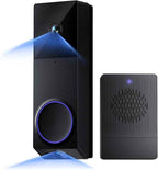 WYZE Wireless Duo Cam Video Doorbell, Battery Powered, 2K Full HD Video
