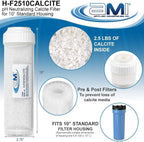 APPLIED MEMBRANES INC pH Neutralization Water Filter Cartridge | Calcite Filter - Image 2