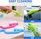 UPKOCH Window Groove Cleaning Brush Set 8pcs Window Gap Scrubber Brushes Dust - Image 5