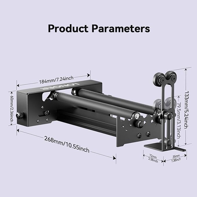 Longer Laser Engraver Rotary Roller - Image 8