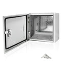 Electrical Box 12 x 12 x 8 Inch Indoor Outdoor Electrical Enclosure Box Steel by Fsehyue