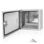 Electrical Box 12 x 12 x 8 Inch Indoor Outdoor Electrical Enclosure Box Steel by Fsehyue