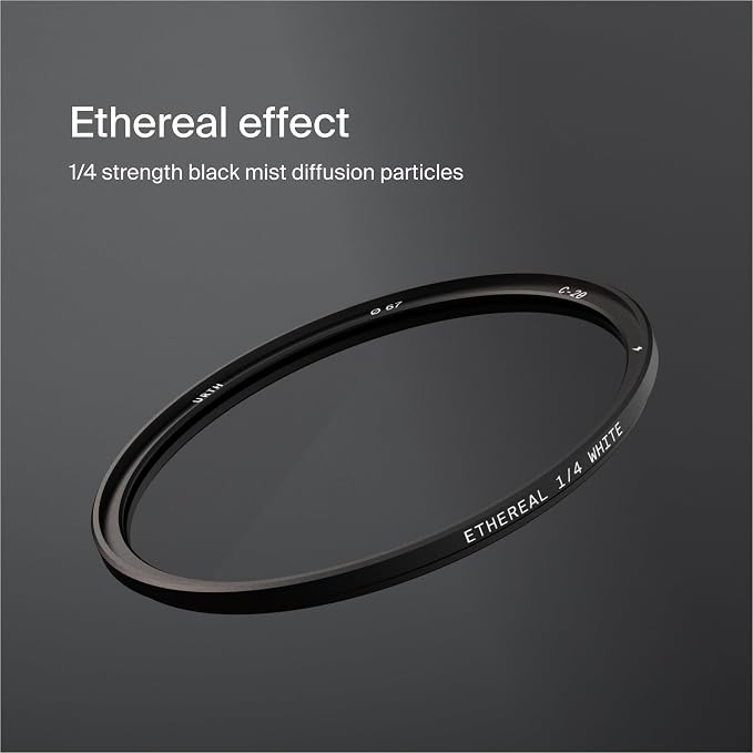 Urth 43mm Magnetic Ethereal White Mist ¼ Diffusion Lens Filter — Cinematic - Image 2