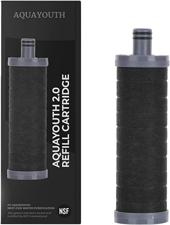 2.0 Carbon Shower Head Filter | Removes Chlorine, Heavy Metals, And More | Great by AQUAYOUTH