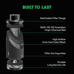 VIVOSUN 4 Inch Air Carbon Filter Smelliness Control - Image 2