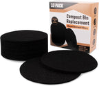 10 Pack Charcoal Filters for Kitchen Compost Bin, Compost Filters for - Image 2