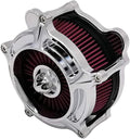 Harley Air Cleaner Turbine Intake Chrome Filter Kit Cnc Cut by Unknown