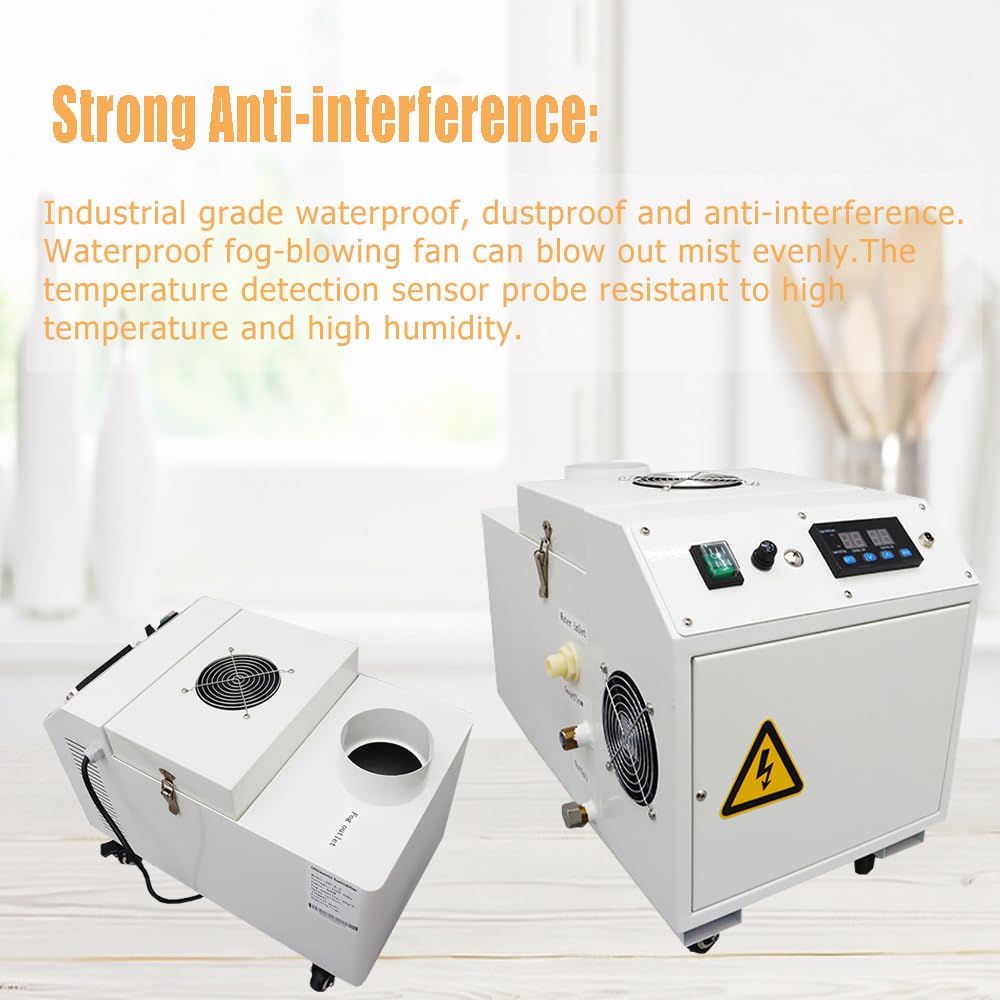 Industrial Ultrasonic Humidifier Cooler Sprayer 3kg/h Portable