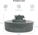 Ceramic Cat Water Fountain, 2.1L/71oz Cupcake Pet Water Fountain - Image 2