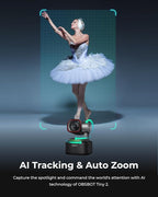 OBSBOT Tiny 2 Webcam 4K Voice Control PTZ, AI Tracking Multi-Mode & Auto Focus - Image 3
