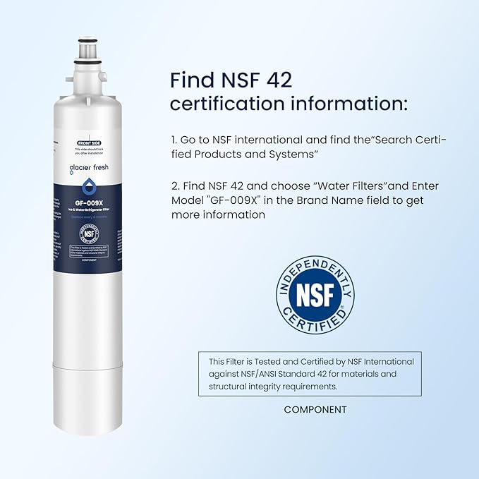 GLACIER FRESH Replacement for RPWFE, RPWF Refrigerator Water Filter, Compatible - Image 8