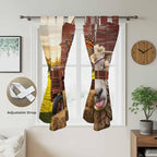 Farm Sheep Living Room Curtains 84 Inch Length, Window Curtains Tab Top - Image 5
