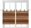 Brown Western Kitchen Curtains 36 Inch Length, Small Window Curtains Tab Top by Unknown
