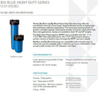 Pentair Pentek 150235 Big Blue Filter Housing, 1 1/2" NPT #20 Whole House Heavy - Image 2
