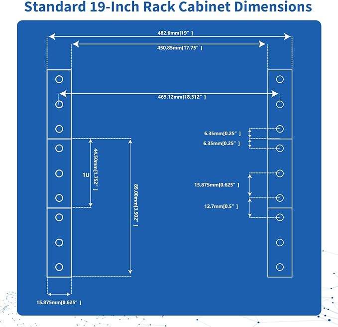 10 Outlets Horizontal 1U PDU Rackmount Power Strip - Image 6
