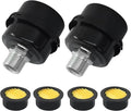 2 Pcs Air Compressor Silencer, 1/2 Inch Thread Intake Filter Muffler, 20 mm Air by Kemcatui