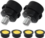 2 Pcs Air Compressor Silencer, 1/2 Inch Thread Intake Filter Muffler, 20 mm Air by Kemcatui