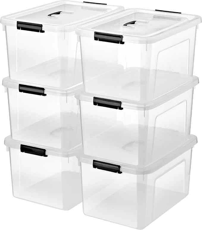 19 Quart Plastic Storage Bins