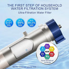 13.21GPM Ultra-Filtration Whole House Water Filter, Stainless Steel Water - Image 6