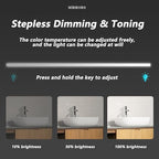 Bathroom Mirror with LED Lights and Touch Sensor, Wall Mounted Mirror with - Image 5