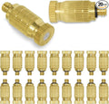 Joywayus 10/24 UNC Thread Brass Misting Nozzles Atomizing High Pressure Misting by Joywayus