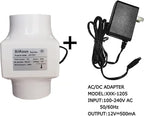 3 Inch Exhaust Inline Duct Fan 12V 7W Grow Tents Ventilation Exhaust Fan Low - Image 5