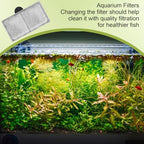 6PCS Filter Cartridges Compatible with Top Fin, EF-S, BF5, BETTAFLO, PF10 3.7x2.1 Inch Replacement Filter for Aquarium Fish Tank Water Filtration - Field & Pure