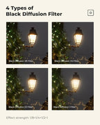K&F CONCEPT 37mm Black Diffusion 1/8 Filter, Mist Dreamy Cinematic Effect Filter - Image 6