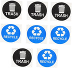 DOITOOL 8pcs Waterproof Trash Can Stickers by DOITOOL