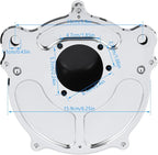 Motorcycle Air Filter Skull Style Air Cleaner - Image 5