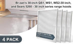 BPS1FA30 Range Hood Grease Filter 11-3/4" x 14-1/4" Multi-layer Aluminum Mesh - Image 8