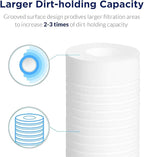 Membrane Solutions Grooved Sediment Water Filter Cartridge, 5 Micron Whole - Image 3