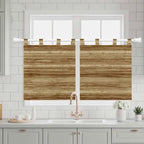 Vintage Western Kitchen Curtains 36 Inch Length, Small Window Curtains Tab Top - Image 3