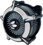 Motorcycle Air Filter Turbine Intake Cleaner Kit Cnc Cut Chrome - Image 4