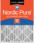 Nordic Pure 16x24x4 Pleated Air Filters MERV 15 Plus Carbon 1 Pack by NordicPure