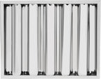 6Pcs 19.5W x 15.5H x 1.78TH Inch Commercial Hood Filters, 430 Stainless Steel 5 - Image 3