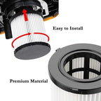 2 Pack DCV5801H Wet/Dry Vacuum HEPA Replacement Filter Compatible - Image 5