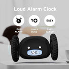 CLOCKY Extra Loud Alarm Clock for Heavy Sleepers on Wheels Rolls Runaway
